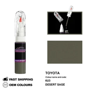FÜR TOYOTA DESERT SAGE 6U3 Touch Up Lackstift Pinsel Fix Kit Kratzer Chip Set - Bild 1 von 8