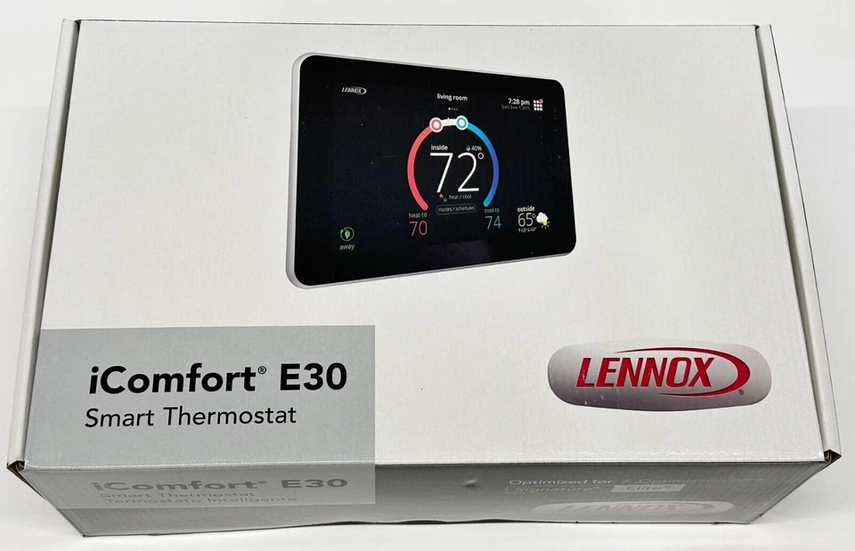 Lennox iComfort E30 Smart 7 in Programmable Thermostat