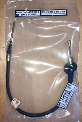 Cable de liberación embrague Renault R5 LeCar 1976-1979 #: 7700-585-084 hecho en Francia Foto 1 de 4
