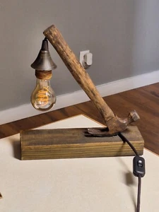 Original lamp Handmade " HAMMER TIME" One Of A Kind..  - Picture 1 of 4