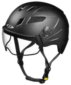 Casco de bicicleta CP Chimayo+ Urban blk con visier clear casco de bicicleta casco bicicleta - Imagen 1 de 2