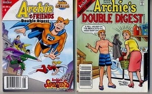 ARCHIE & FRIENDS DOUBLE DIGEST #8 AND ARCHIE'S DOUBLE DIGEST #162 192 pages each - Picture 1 of 1