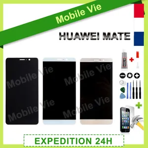 TOUCH GLASS + READY-TO-MOUNT LCD SCREEN FOR HUAWEI MATTE 7/8/9/10/10 LITE + GLUE