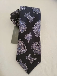 Daniel Cremieux Signature Collection Limited Edition Seidenkrawatte schwarz Paisly #145 - Bild 1 von 11