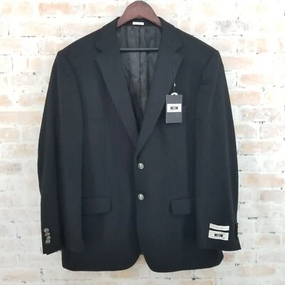 Blazer Joseph Abbout Tollegno 1900 negro cachemir edición limitada 2 botones 44R Foto 1 de 4