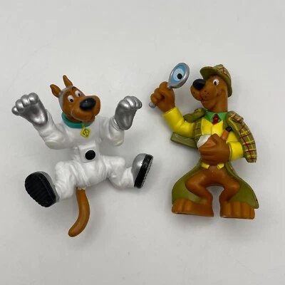 Hannah Barbera Scooby Doo Castillo Caballero y Sherlock Holmes Figuras 2.75” P&P #X Foto 1 de 2