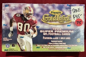 1998 TOPPS GOLD LABEL FOOTBALL FACTORY SEALED BOX WAX HOBBY UNOPENED MANNING RC? - Picture 1 of 4
