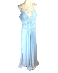 Crystal Breeze Prom Dress Women's UK Size 14 Pale Blue Ballgown Embezzled - Picture 1 of 17