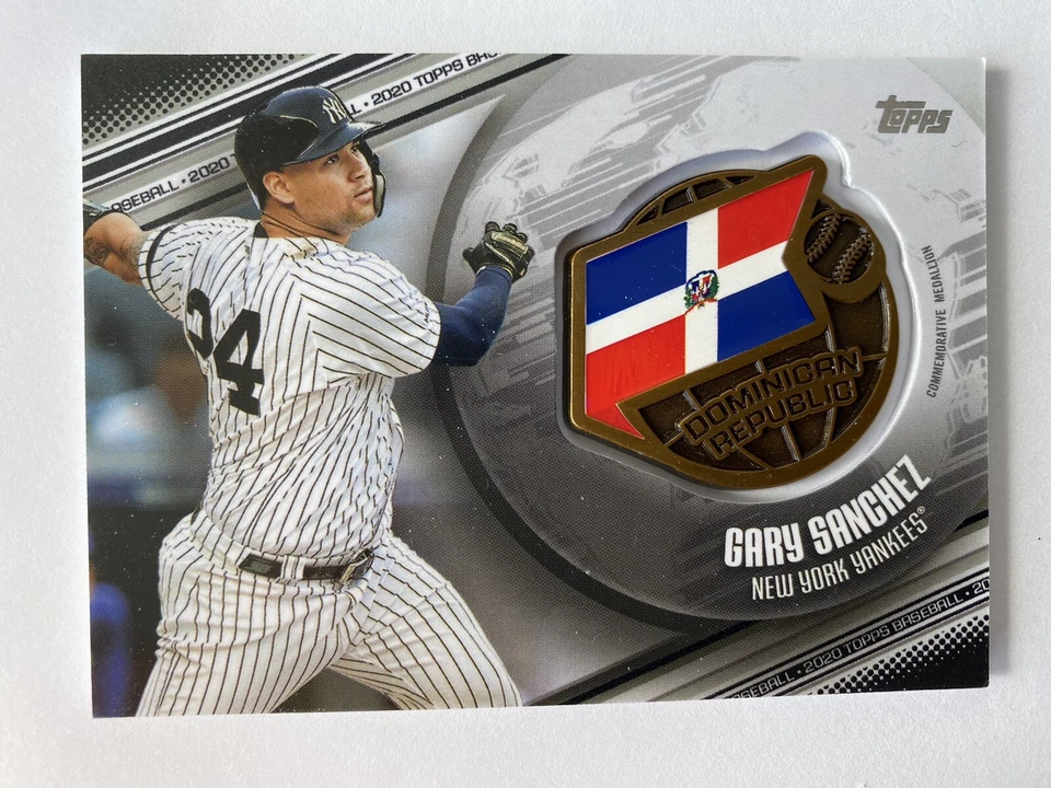 2020 Topps Gary Sanchez /149 Black Global Game Medallion Baltimore Orioles🔥🔥🔥 - Image 1 of 4