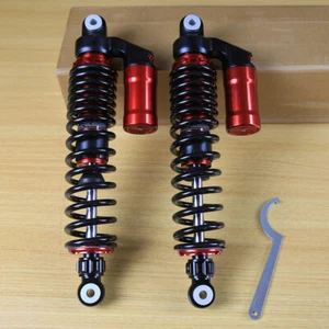 FOR YAMAHA BANSHEE YFZ350 ATV RED STAGE 4 PERFORMANCE FRONT SHOCKS ABSORBER SET - Picture 1 of 15
