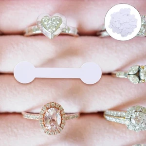 1000 Pezzi Adesivi Prezzi Gioielli Bianchi Autoadesivi per Orecchini Collane - Foto 1 di 17