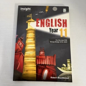 Used Text book English Year 11 Insight VCE Study Design 2016-2020 Paperback 2015 - Picture 1 of 5