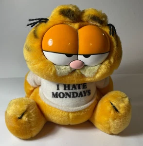 Vintage 1981 Garfield Plüsch "I Hate Mondays" T-Shirt - Top Zustand - Bild 1 von 6