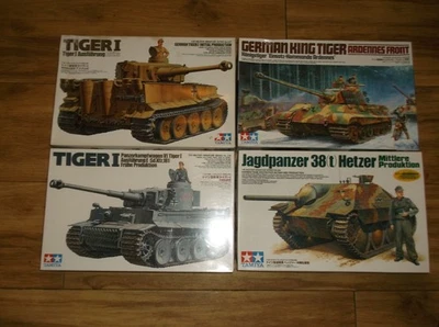 4 NEW TAMIYA 1:35TH SCALE WWII GERMAN MILITARY TANKS & MILITARY VEHICLES #5 - Image 1 of 4