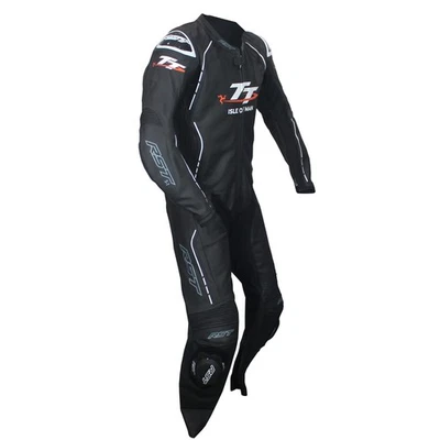 RST S1 IOM TT Logo Ltd Edition 1 piece Track Sport Touring Leather Suit UK 42/ M - Image 1 of 2