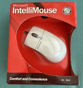 2002 Microsoft IntelliMouse PS/2 Wired Computer Mouse  X08-07350 New - Picture 1 of 2