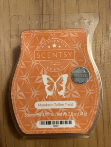 Scentsy "MANDARIN TOFFEE TREAT" Wachsbarren schmelzen 3,2 flüssige Unzen NICHT MEHR ERHÄLTLICH - Bild 1 von 2