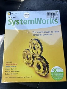 Norton 2002 System Works 2.0 Mac 05 Symantec Sealed NIB Vintage Computer Sealed - Picture 1 of 5