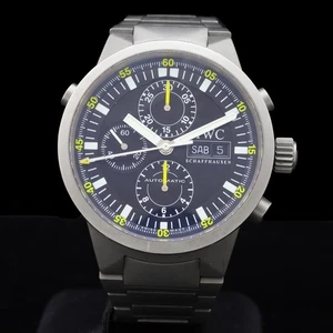 Iwc Gst Chronograph Rattrappante titanio 43 mm  ref 3715 automatic serviced - Foto 1 di 12