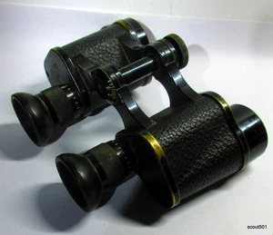 Antique Carl Zeiss Jena DF 6X24 Binoculars #584573 Working - Picture 1 of 7