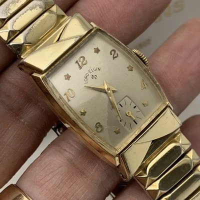 Vintage Lord Elgin - ASCOT - Manual Wind ~ 1950s ~ VGC ~ RUNS STRONG!!! - Image 1 of 4