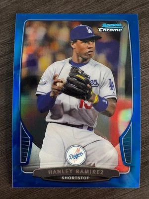 2013 Bowman Chrome Hanley Ramirez #60 Blue Refractor serial /250 - Image 1 of 2