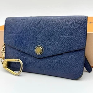 Louis Vuitton Monogram Empreinte Pochette Cles Coin Purse Wallet Key Case Auth - Picture 1 of 11