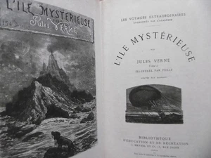 JULES VERNE. AUSSERGEWÖHNLICHE REISEN. DIE GEHEIMNISVOLLE INSEL .BAND 2. HACHETTE.1970 - Bild 1 von 13