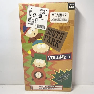 SEALED South Park - Vol. 5 (VHS, 1998) (Brand New Factory) - Image 1 of 4