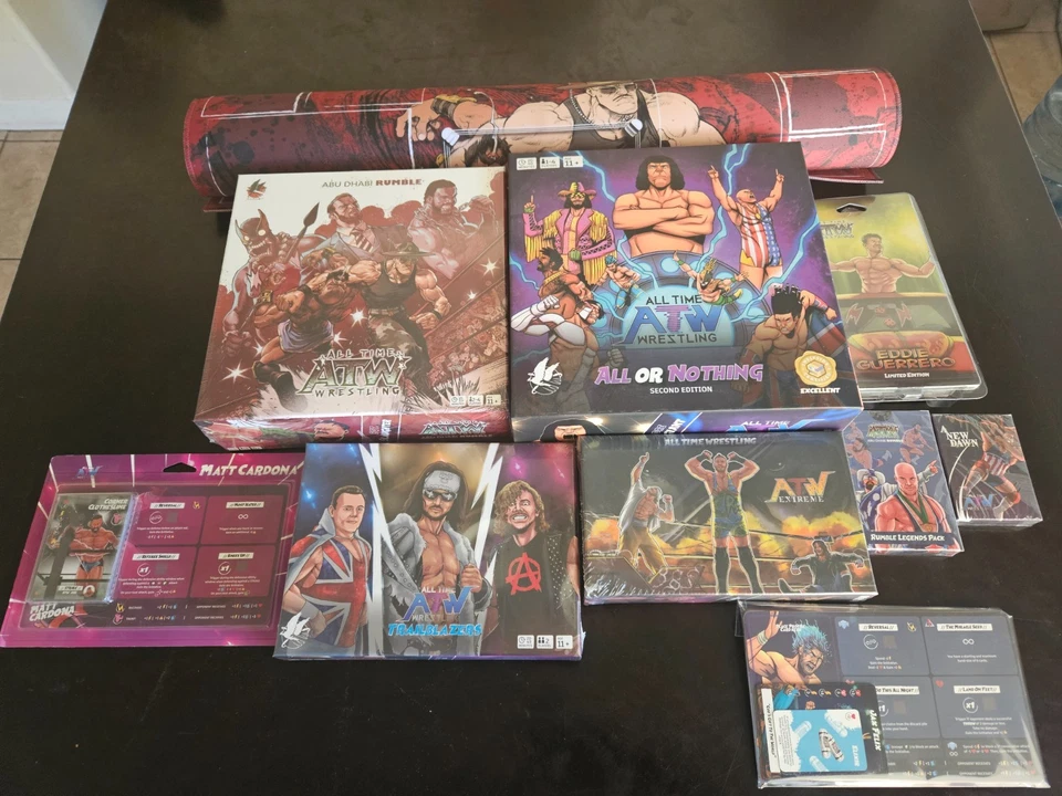 Lote Juego de Mesa Lucha Todos los Tiempos -Completo, NUEVO- Casi Todo Hecho Foto 1 de 1