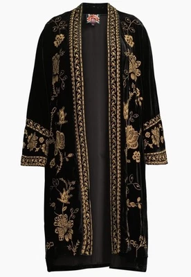 Johnny Was Embroidered Velvet Kimono Coat Jacket Plus Size 2x Nwt 👑 - Image 1 of 4