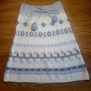 United Colors Of Benetton Vintage Wolle/Alpaka Rock Faire Isle One Size Italy - Bild 1 von 13