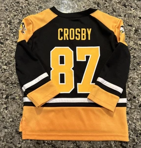 Sidney Crosby Pittsbuegh Penguins Jersey Sz 2T Toddler Child Baby NHL - Picture 1 of 5