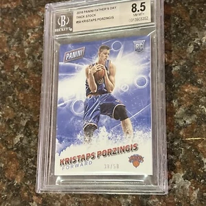 2016 Panini Father's Day Rookie Thick Stock /50 Kristaps Porzingis #59 - Bild 1 von 2