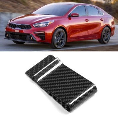 Hot Car Carbon Fiber Visor Fashion Wallet Credit Card Money Holder Bill Clip - Image 1 of 4