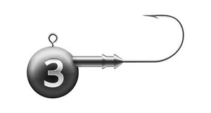 K.P Mustad Round Jig Head Jig Hook Rubber Fish Lure Lead Head Jigs Jigheads - Picture 1 of 72