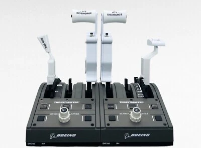 Thrustmaster TCA Quadrant Pack, B737 Full Electronic Throttle Levers, White - Image 1 of 4