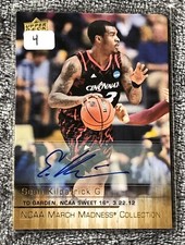 2014-15 Upper Deck NCAA March Madness Collection Sean Kilpatrick #SK-1 Auto 02d