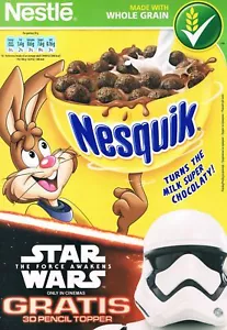 STAR WARS: DAS ERWACHEN DER MACHT & DIE LETZTEN JEDI - KROATISCHE 2 LEERE GETREIDESCHACHTEL - NESTLE - Bild 1 von 2