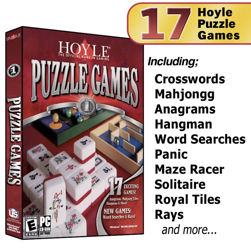 Hoyle® Puzzle Games (PC CD-ROM) 17 Great Games Windows - Image 1 of 4