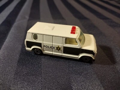 Yatming 1981 No. 1501 Police Van Universal Studios Diecast Loose No Packaging  - Image 1 of 4