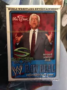 WWE Raw Deal - Summer Slam "Rick Flair" Sealed Starter Deck X1 - Picture 1 of 1