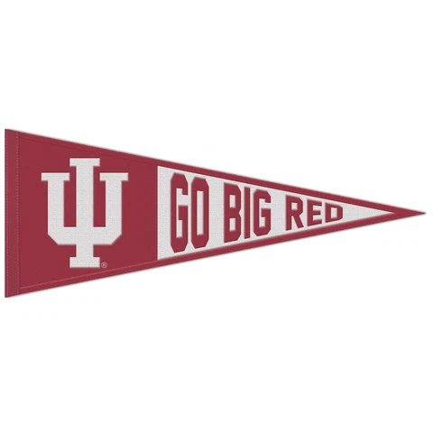 WinCraft Indiana Hoosiers 13" x 32" Slogan Pennant Cover