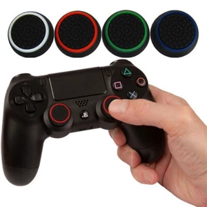 2 x Silicone Rubber Thumb Stick Joystick Grip Caps For PS5 PlayStation 5◇  - Picture 1 of 17