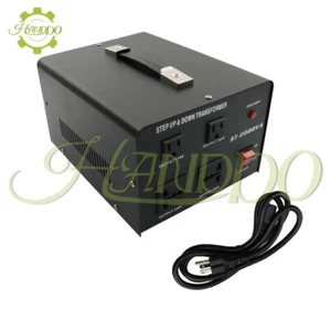 110-120V To/From 220-240V Voltage Converter Transformer Step Up/Down 2000 Watt - Picture 1 of 14