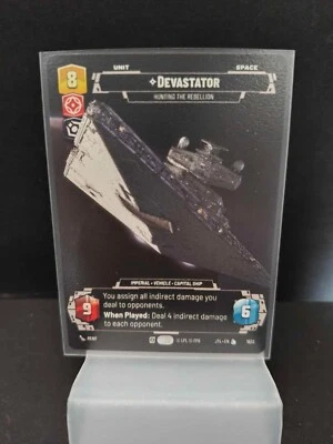 Devastator Hunting the Rebellion Legendary Prestige - Star Wars Carbonite - Photo 1/2