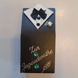 Geschenkbox zur Jugendweihe - Geldgeschenk in Form eines Sacko (5231) - Bild 1 von 2