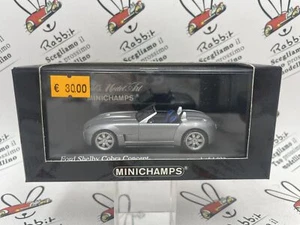 DIE CAST " FORD SHELBY COBRA CONCEPT 2004 GREY METALLIC " MINICHAMPS 1/43 (40... - Foto 1 di 2