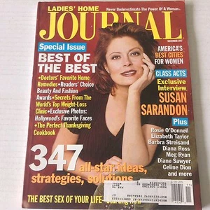 Ladies' Home Journal Magazine Susan Sarandon Best Sex November 1997 051717nonrh - Imagen 1 de 1