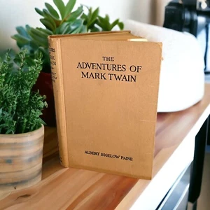 1944 The Adventures of Mark Twain by Albert Bigelow Paine. Published - Grosset - Picture 1 of 7